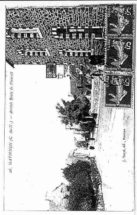 Ville de MATIGNON Carte postale ancienne Ville de MATIGNON Carte postale ancienne